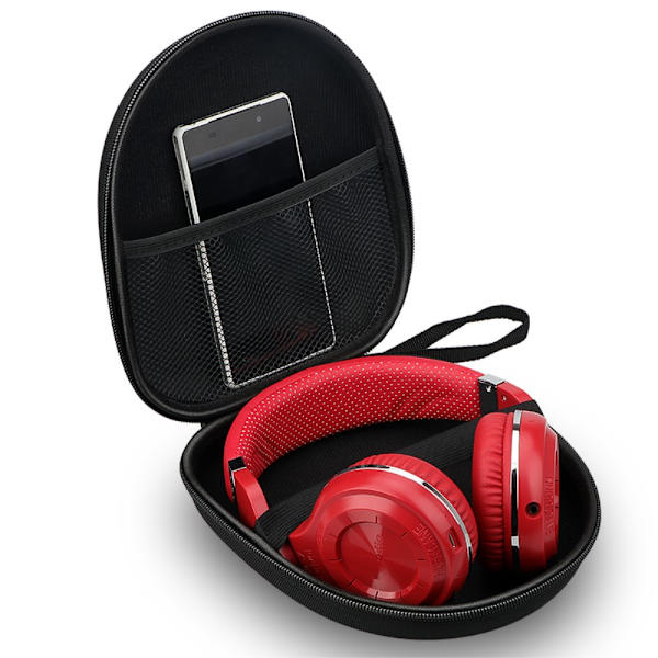 Portabel Hörlur headset Bärbar Förvaringsväska Väska - Svart Black
