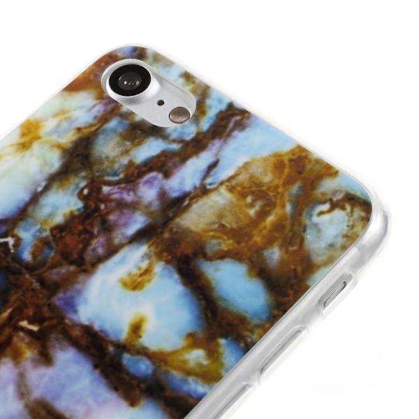 iPhone 7 TPU Skal Marmor - Brun Brun