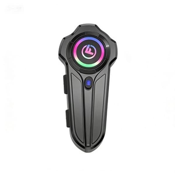 Motorcykelhjelm Bluetooth Intercom Headset IP67 Vandtæt 1000m Rækkevidde Tovejs Black
