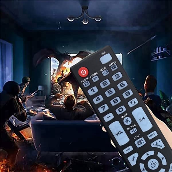 Fjärrkontroll Ersättning för ELEFW248 För Element TV Svart