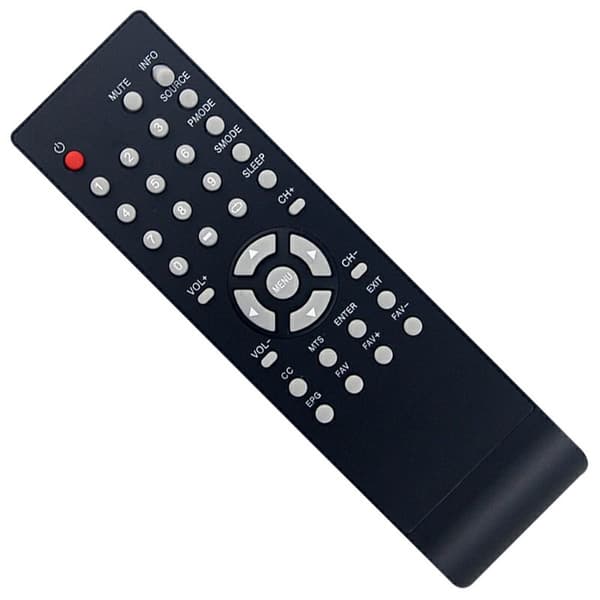 Fjärrkontroll Ersättning för MBY0005 För PROSCAN TV Svart