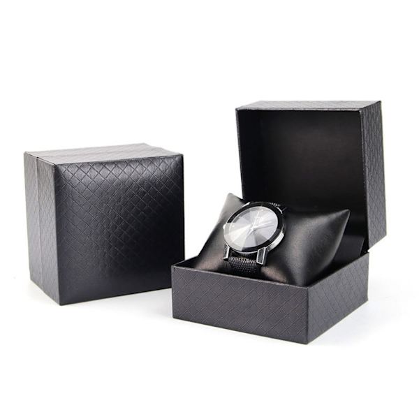 Watch Box Ur Box Case Holder Organizer til ur Ur Black