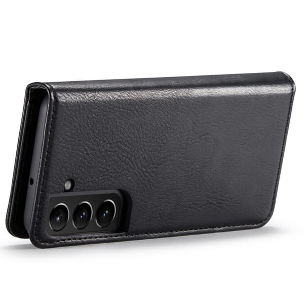 Samsung Galaxy S22 5G DG.MING Split Skinn 2 i 1 Lommebok - deksel Black