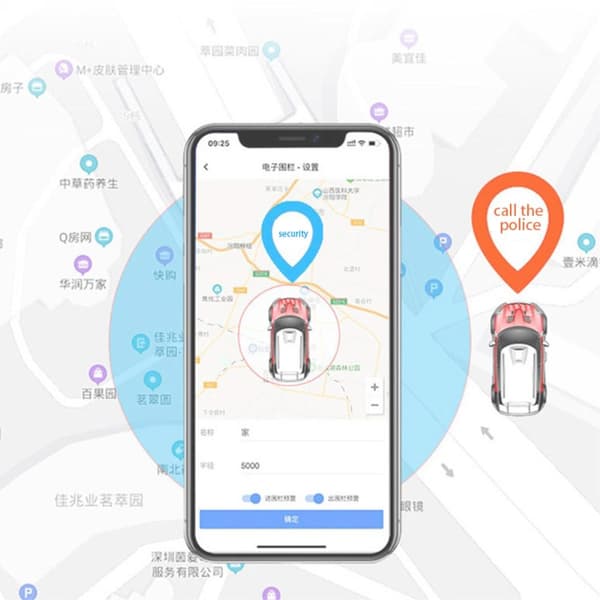 GPS Tracker OBD Plug and Play 4G Locator Anti - Tap - enhet Black