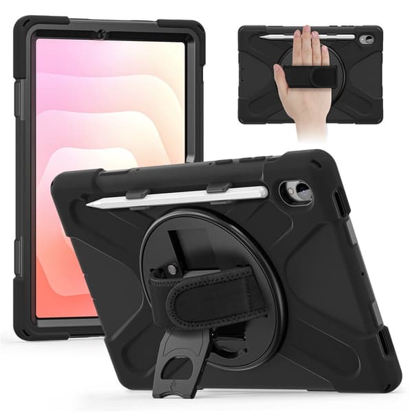 Till Samsung Galaxy Tab S11 Heavy Duty Armor skal Svart