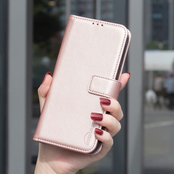 BINFEN COLOR Puhelimen lompakkokotelo iPhone 18 Pro / 17 Pro puhelimelle Pink