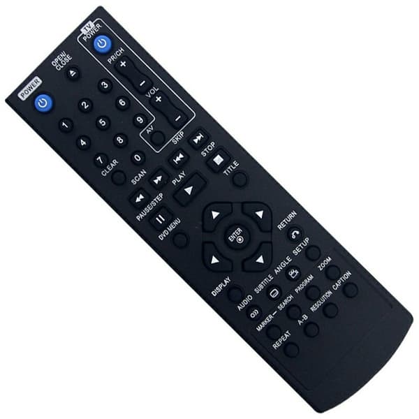 Fjernkontroll erstatning for COV33662806 for LG DVD-spiller Black