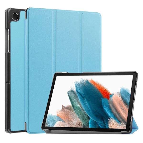 Trifoldet stativetui til Samsung Galaxy Tab A9 8.7" Light blue
