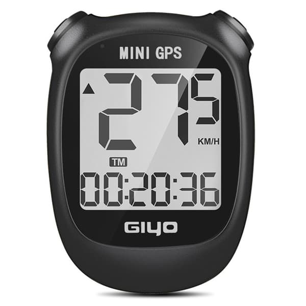 GIYO M3 Sykkelcomputer GPS Vanntett Trådløs Speedometer Kilometerteller Black