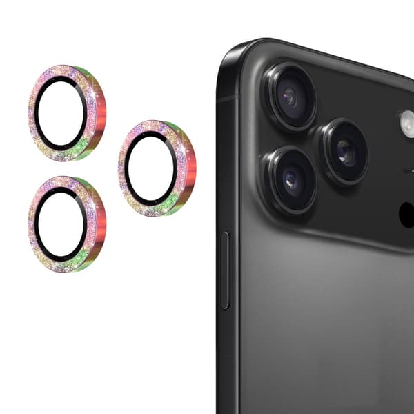 Till iPhone 17 Pro / iPhone 17 Pro Max Kameralinsskydd multifärg
