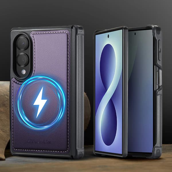 CASEME Magnetisk telefondeksel til Samsung Galaxy Z Fold8 Purple