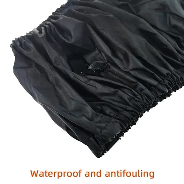 2 stk Beskyttelseshjul Barnevogn Oxford stoff mot smuss str S for 18-20 cm forhjul Black