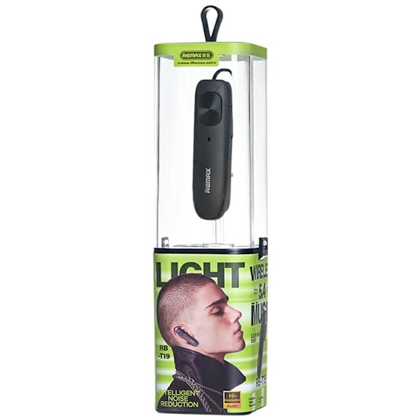 REMAX Bluetooth Headset hörlur med mikrofon Brusreducering Samtal Musik Samtal Svart