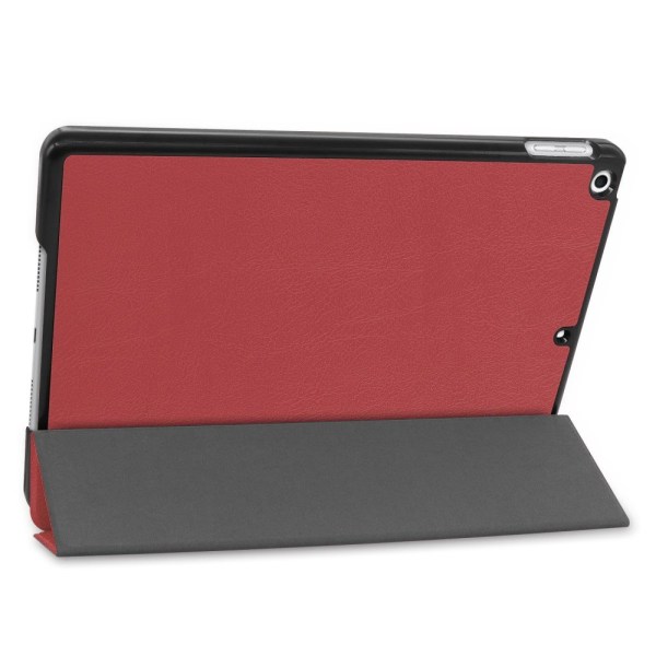 Apple iPad 10.2 2021/2020/2019 Slim fit tri-fold fodral - VinRöd Röd