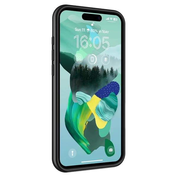 Laderetui med 7000 mAh oppladbart batteri for iPhone 16 Transparent