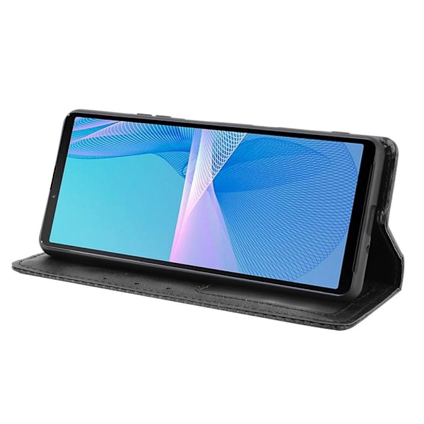 Sony Xperia 10 III Plånboksfodral Svart Svart