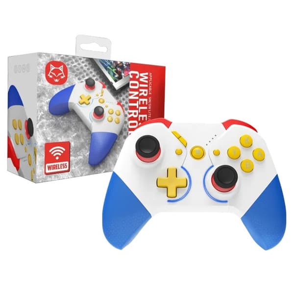 HONSON kompatibel med Nintendo Switch trådlös spelkontroll Vibrationsdesign Blå