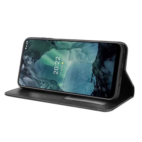 Wallet Stand Flip Phone Case til Nokia G11/Nokia G21 - Sort Black