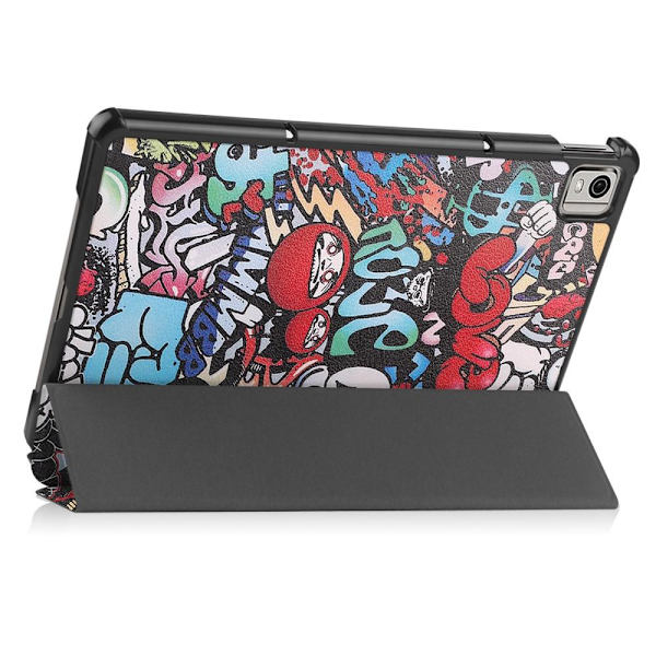 Slim Fit Dekseldeksel Til Nokia T21 - Graffiti Multicolor