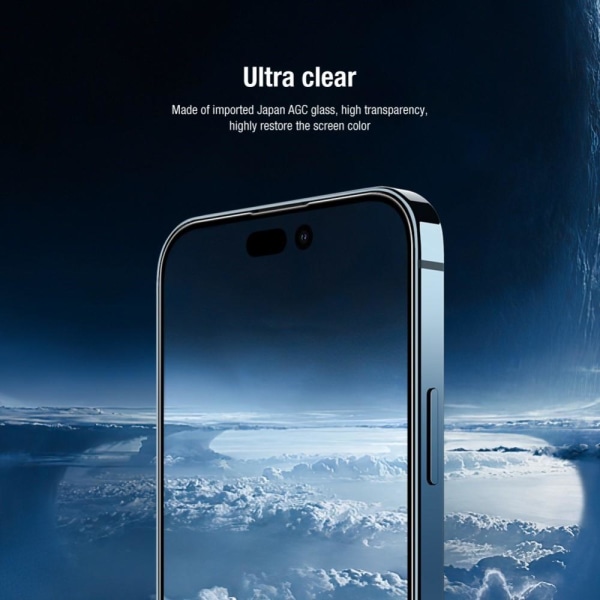 iPhone 14 Pro NILLKIN 2 i 1 Härdat glas + Kamera-Skärmskydd Transparent