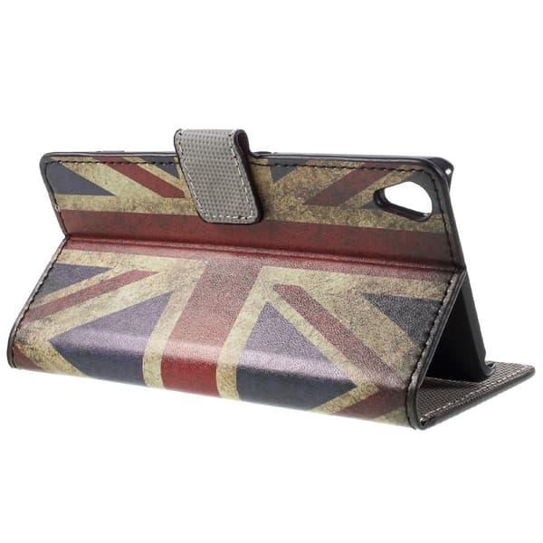 Sony Xperia XA Lommebok - cover Retro UK Flagg Black