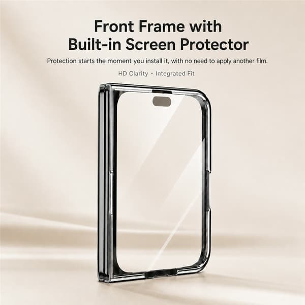 Puhelinkotelo näytönsuojalla iPhone Duo puhelimelle Grey