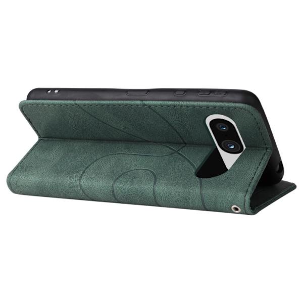 Til Google Pixel 8 KT-serie-1 dobbeltfarve etui - Grøn Green