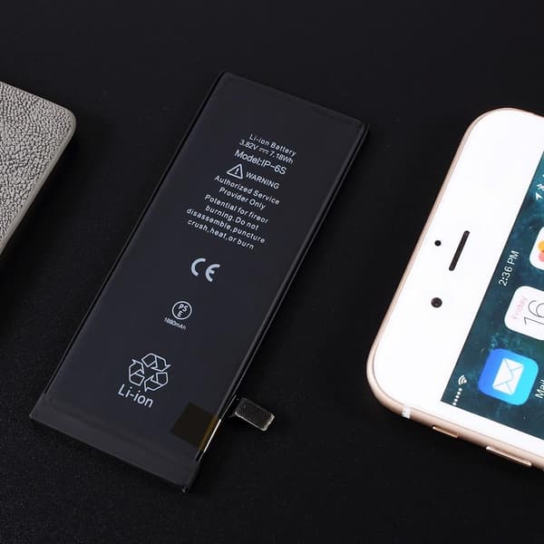 iPhone 6s IPARTS EXPERT 1880mAh batteri FCC/CE/Rosh Black