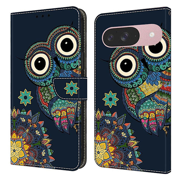 For Google Pixel 10 Pro / 10 / 9 Pro / 9 Wallet Case Pattern Printing PU Leather Flip Stand Phone Cover Multicolor
