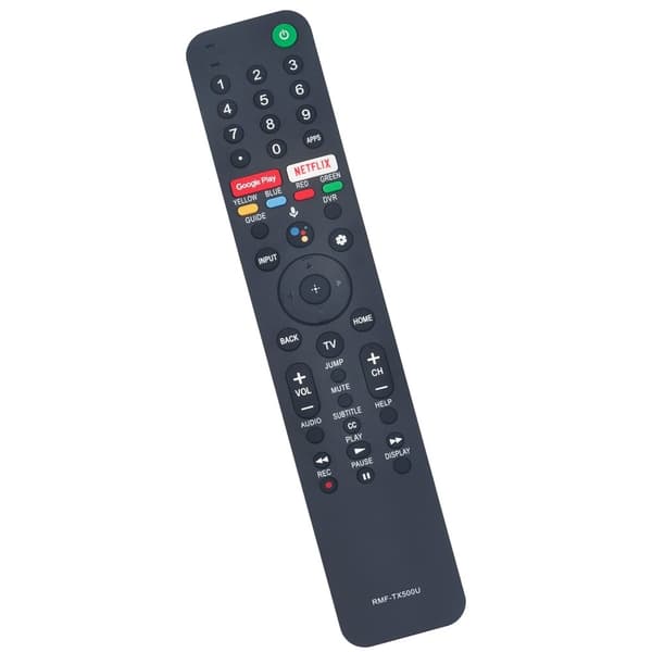 TV-fjernkontroll erstatning RMF-TX500U for Sony TV (støtter ikke stemmefunksjon) Black