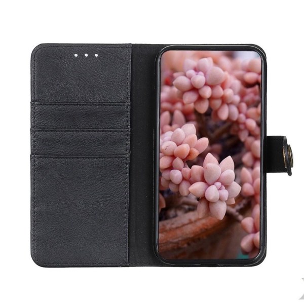 KHAZNEH Vintage tegnebog taske til Nokia G21/G11 - Sort Black