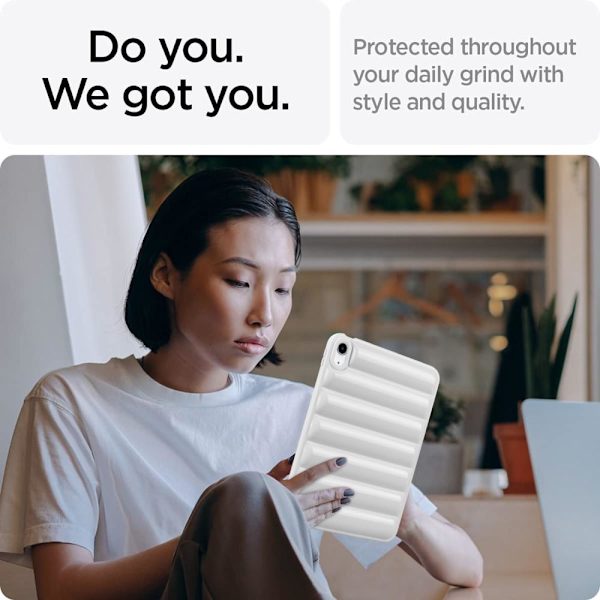 Til iPad 10.9 (2022) Candy Color TPU-cover White