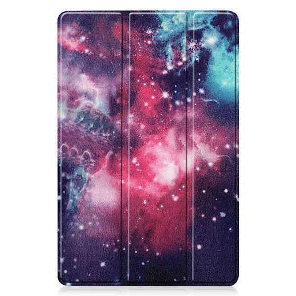 Tri - fold Stand Smart Suojakuori - Samsung Galaxy Tab S7 / S8 - Space Multicolor