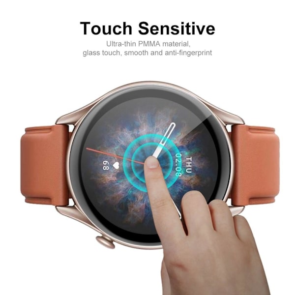 ENKAY 2Pcs/Set Screen Protector till Huami Amazfit GTR 3 Pro Transparent