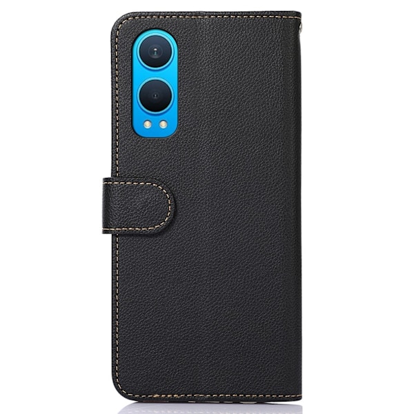 KHAZNEH OnePlus Nord CE4 Lite Plånboksfodral - Svart/Röd Svart