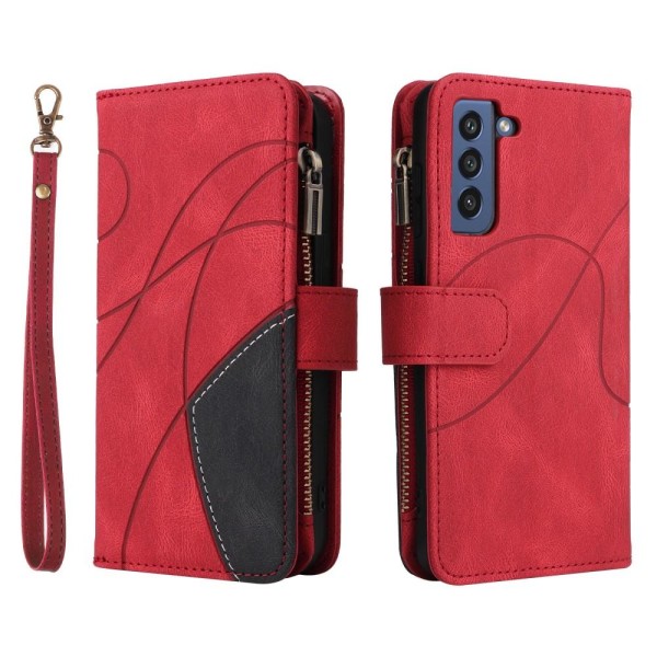 KS Plånboksfodral till Samsung Galaxy S21 FE - Röd Röd