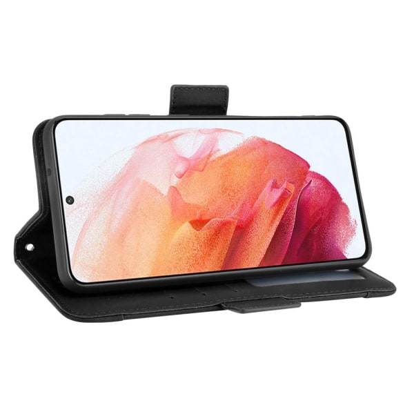 Wallet Stand Phone Case for Samsung Galaxy S21 FE Black