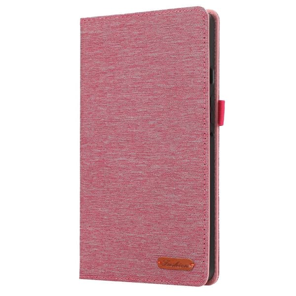 Samsung Galaxy Tab A9+ Tabletetui Dækstofstruktur Pink