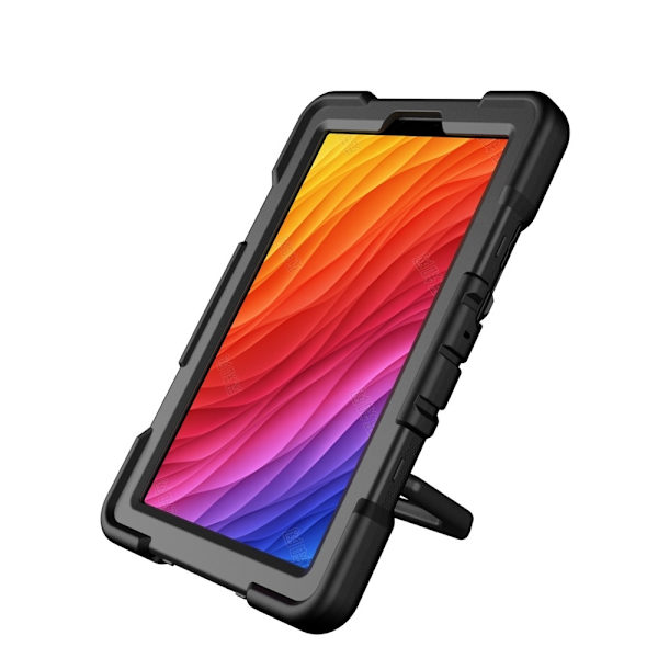 Til Samsung Galaxy Tab A11 Etui PC+Silikone Tablet Cover Black Multicolor