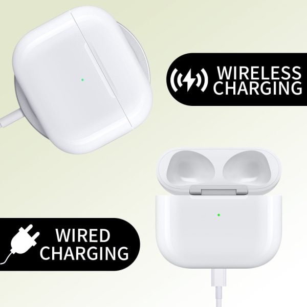 Laderetui for AirPods 3 med innebygd 620mAh batteri White