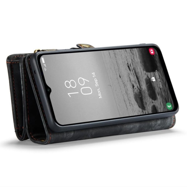 CASEME Samsung Galaxy A34 5G 2-in-1 lompakkokotelolle - Musta Black