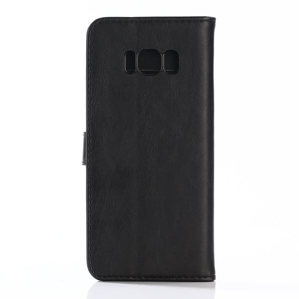 Samsung Galaxy S8 Plus Stilrent plånbokssuojakuori Musta Black