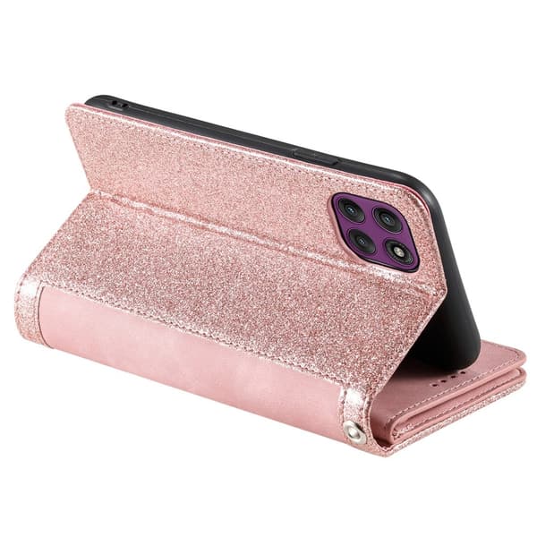 Motorola Edge 70 5G lompakkokotelo Pink gold