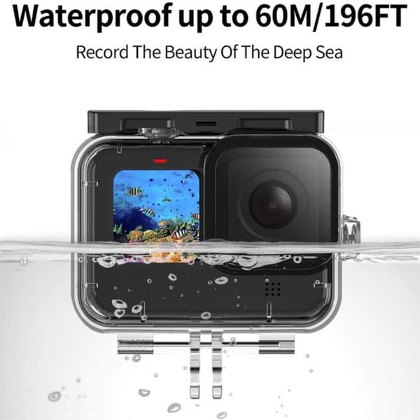 Tilbehør til GoPro Hero 12 11 10 9 Massevis av bra ting Black