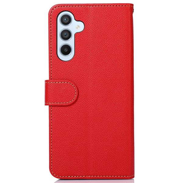 KHAZNEH Plånboksfodral till Samsung Galaxy A35 - Röd/Svart Röd