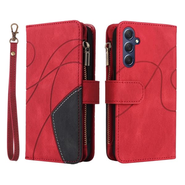 KT multifunktions - serie - 5 til Samsung Galaxy A16 telefonetui Red