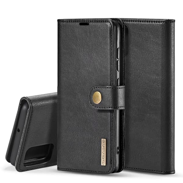 DG.MING Samsung Galaxy A71 Split Lommebok - deksel I Lær - Svart Black