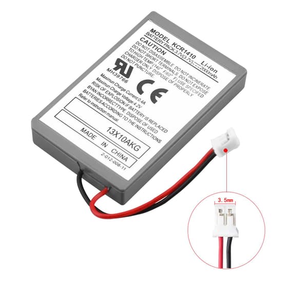Erstatningsbatteri Playstation 4/PS4 Pro og PS4 Slim kontroller Grey