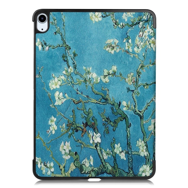 Til iPad Air 11 (2024) Etui Tre-fold Stativ Tablet Cover - Blossom Multicolor