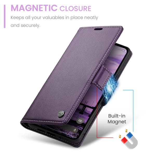 CASEME Til Google Pixel 10 Pro / 10 / 9 Pro / 9 Etui Stativ Telefon Cover Purple